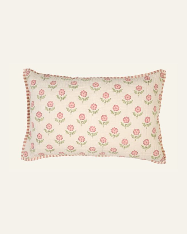 Pyntkuddfodral multi/rosa - 40x60 cm multi/rosa - 1