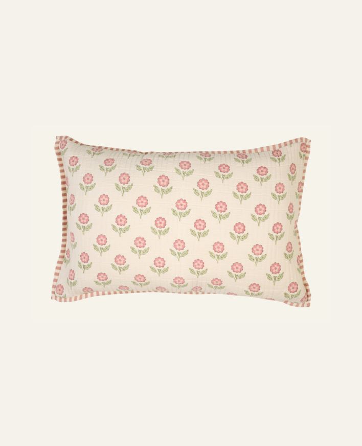 Pyntkuddfodral multi/rosa - 40x60 cm multi/rosa - 1