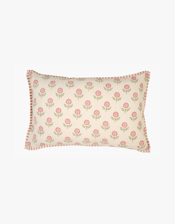 Pyntkuddfodral multi/rosa - 40x60 cm multi/rosa - 1