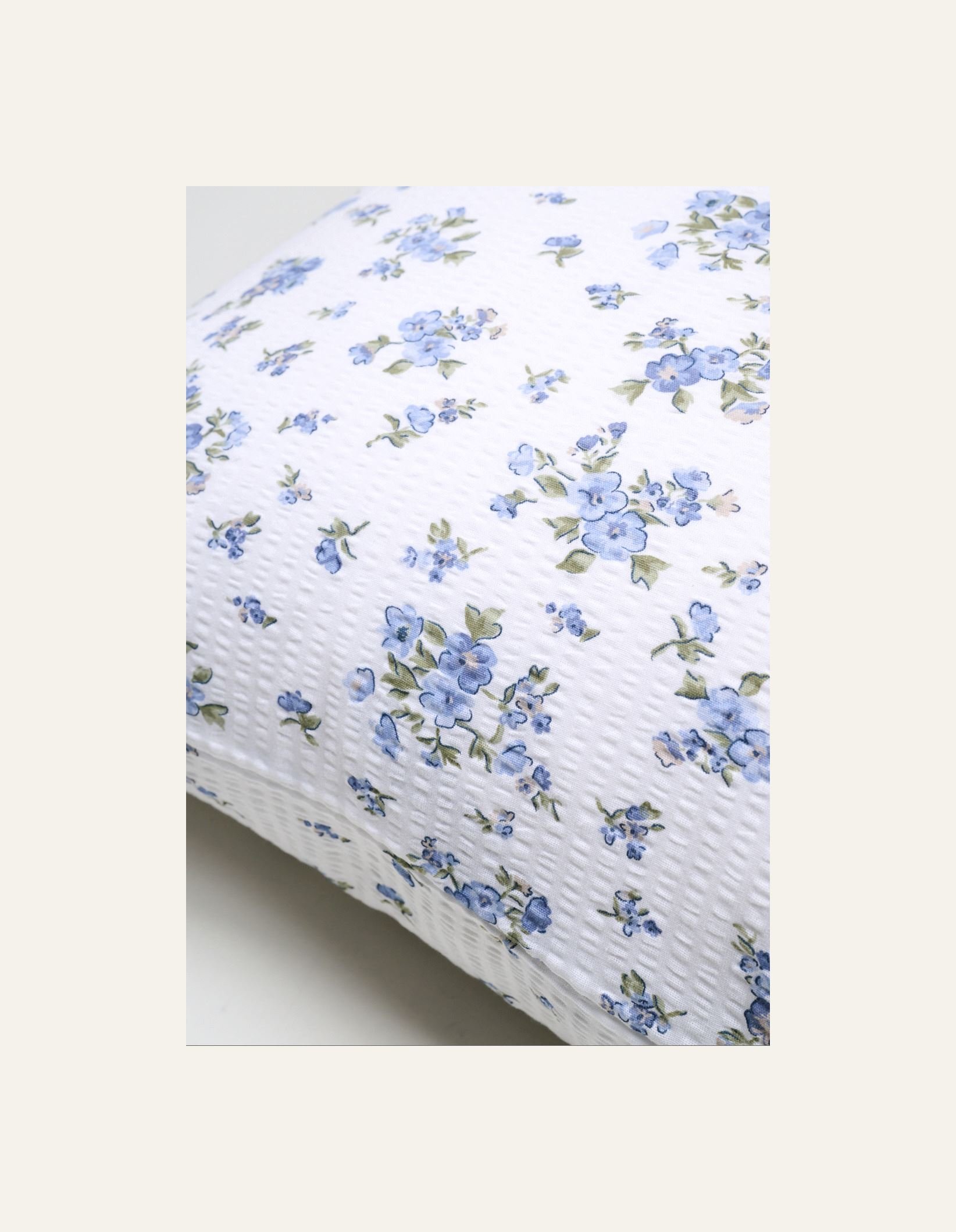 Örngott i bäckebölja blå - 2