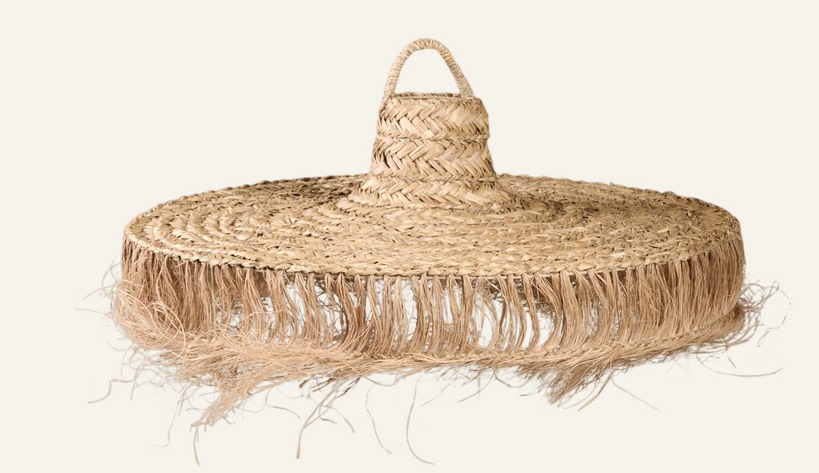 Lampskärm natur - ø69x25 cm natur - 1