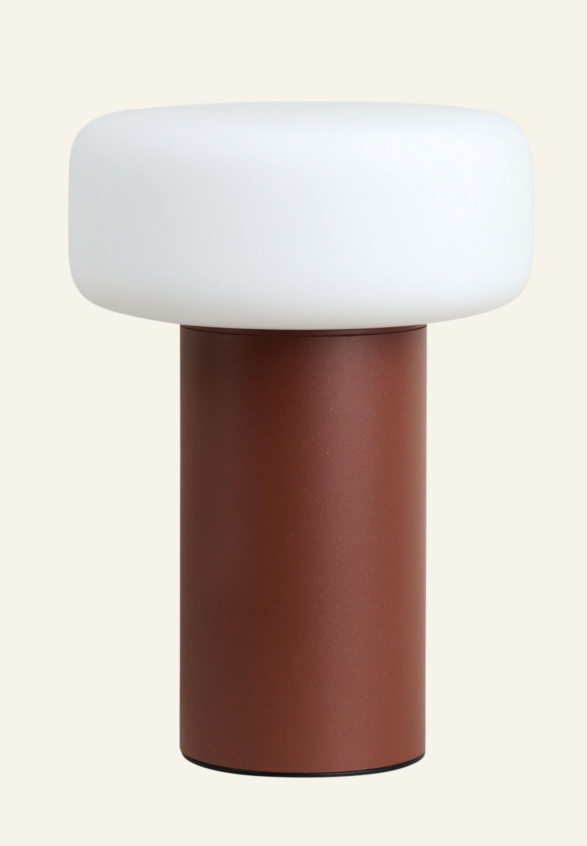 Batteridriven bordslampa terracotta - 2
