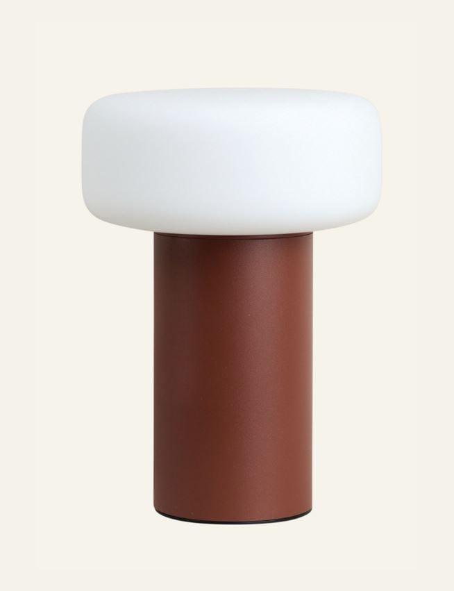 Batteridriven bordslampa terracotta - 2