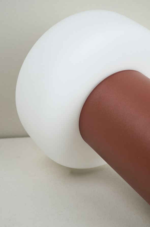 Batteridriven bordslampa terracotta - 6