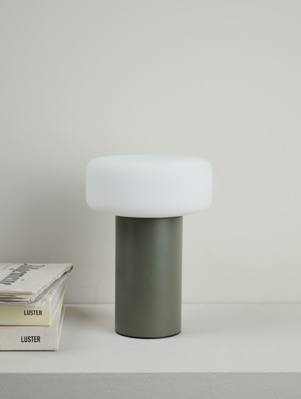 Batteridriven lampa mellangrön - 2