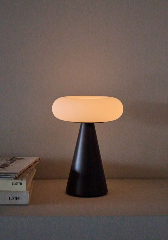 Batteridriven bordslampa chokladbrun - 5
