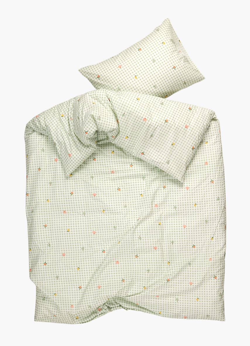 Påslakanset i bomull grön - 2