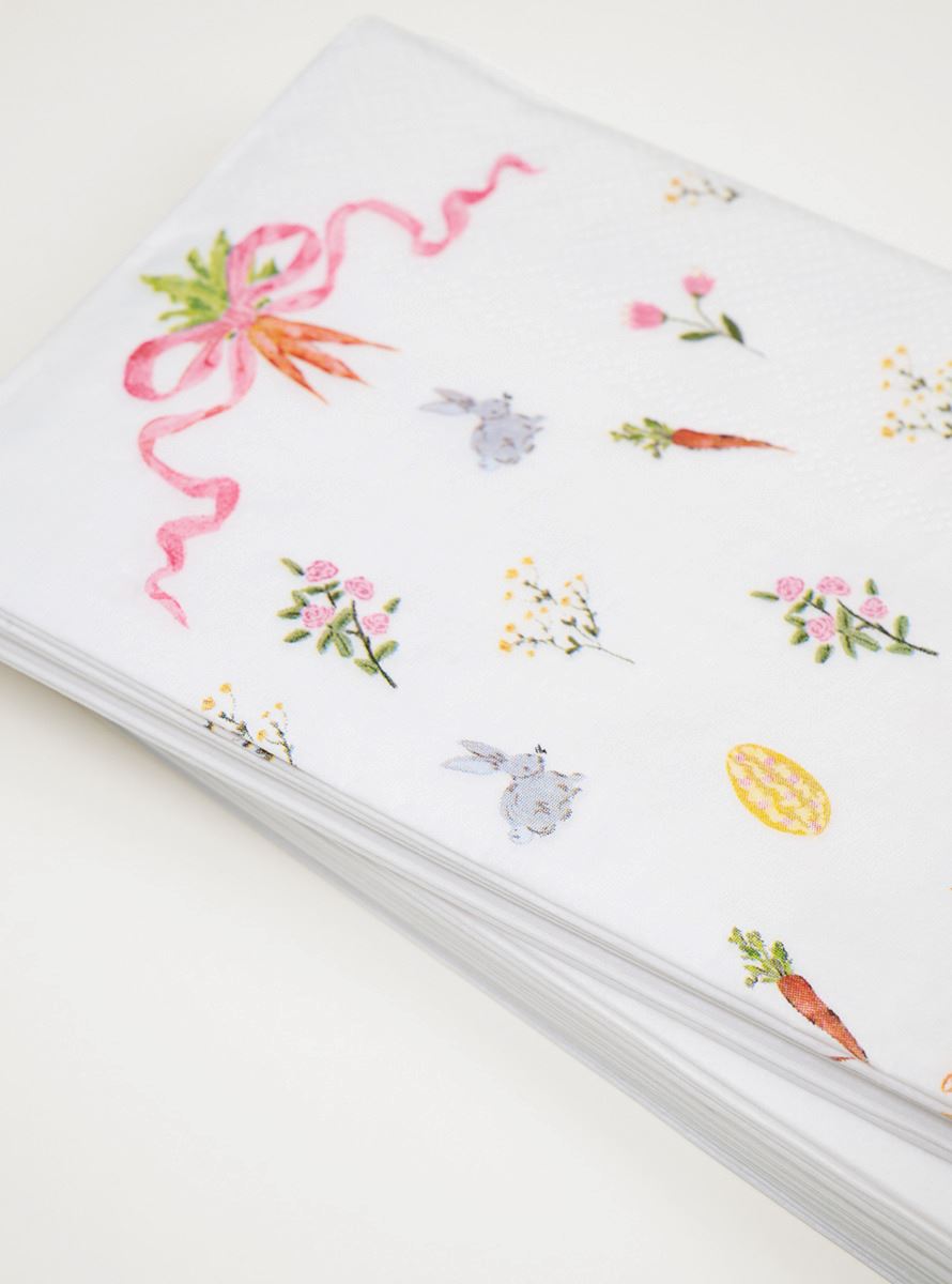 Pappersservetter multi/vit - 3