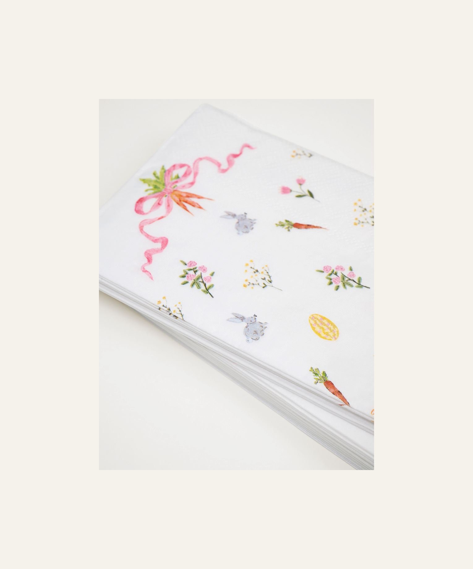 Pappersservetter multi/vit - 3