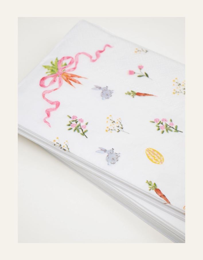 Pappersservetter multi/vit - 3