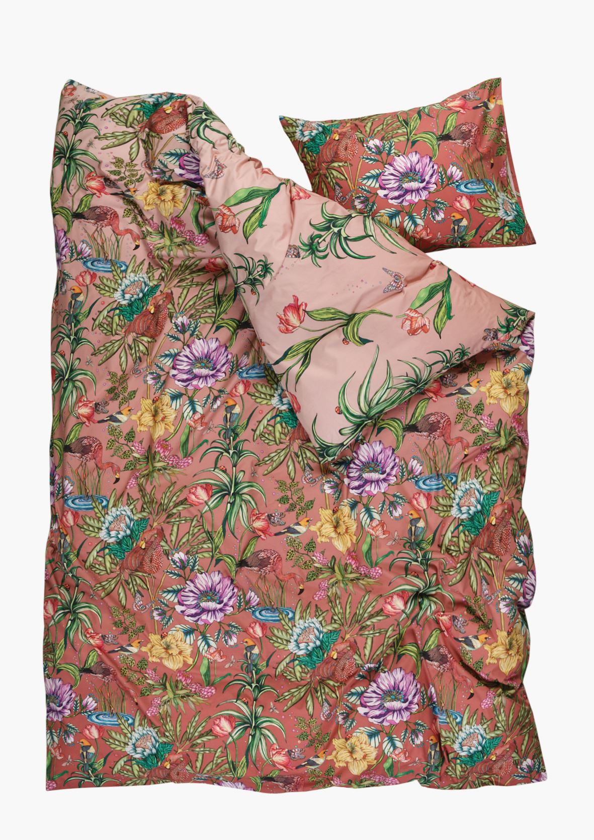 Påslakanset i percale rosa - 3