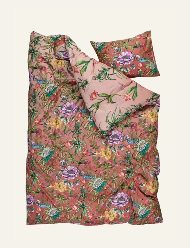 Påslakanset i percale rosa - 3