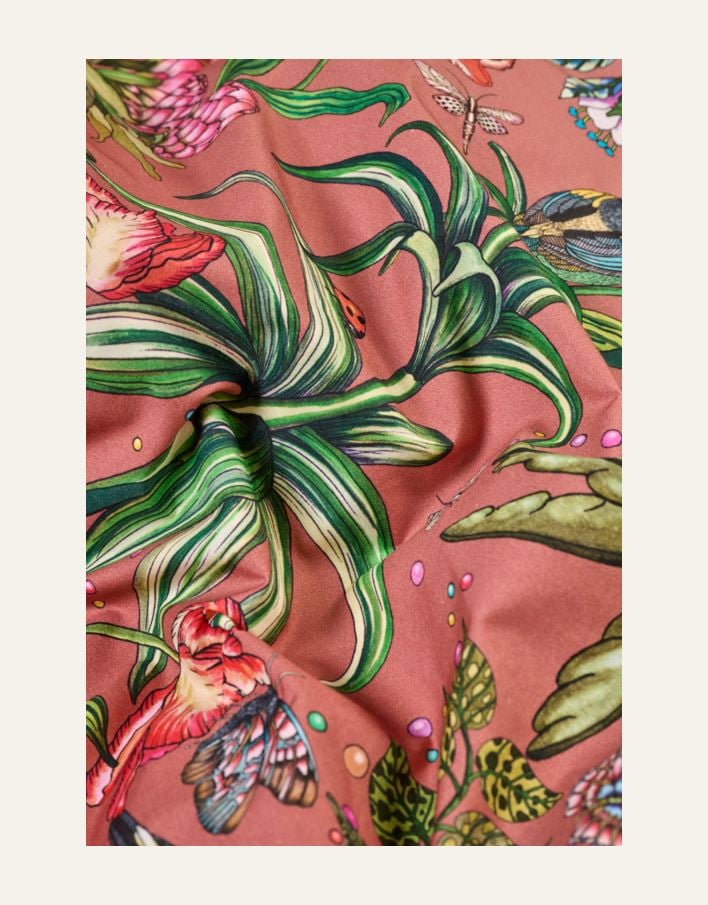 Påslakanset i percale rosa - 2