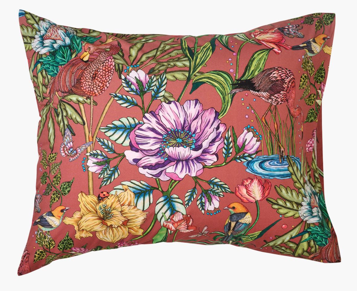 Örngott i percale rosa - 50x60 cm rosa - 1