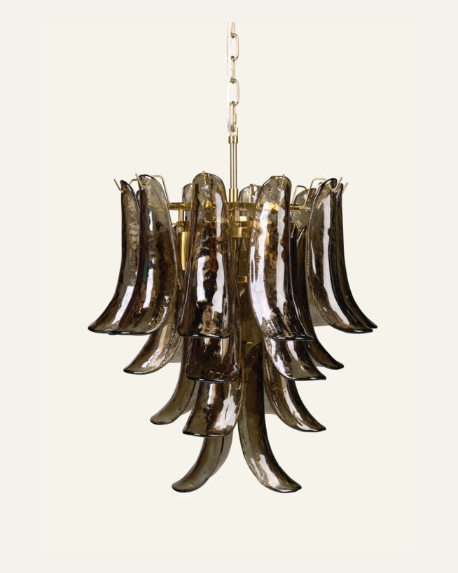Taklampa brun - ø45x55 cm brun - 1