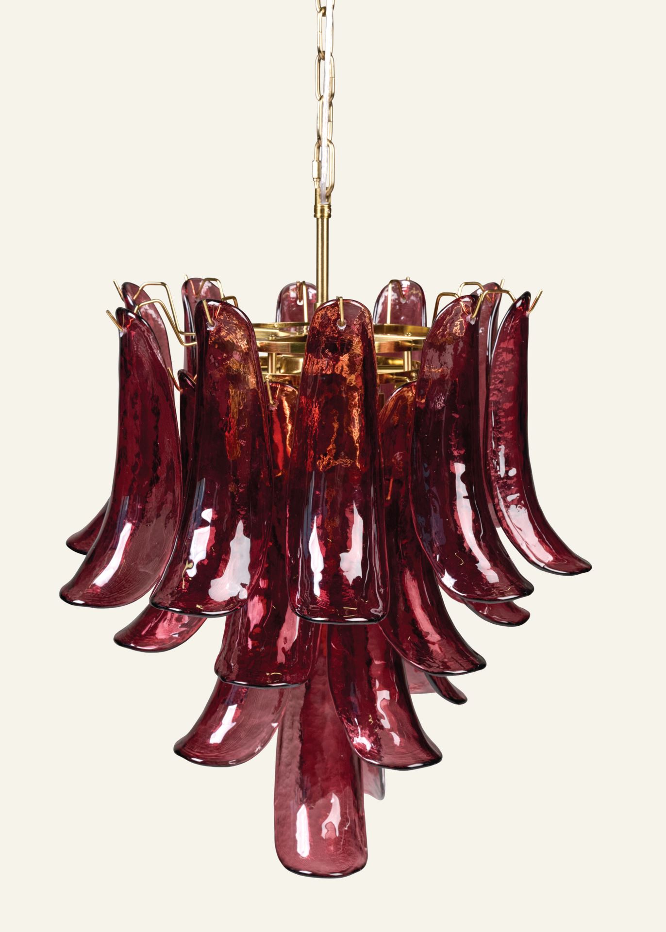 Taklampa burgundy - ø45x55 cm burgundy - 1