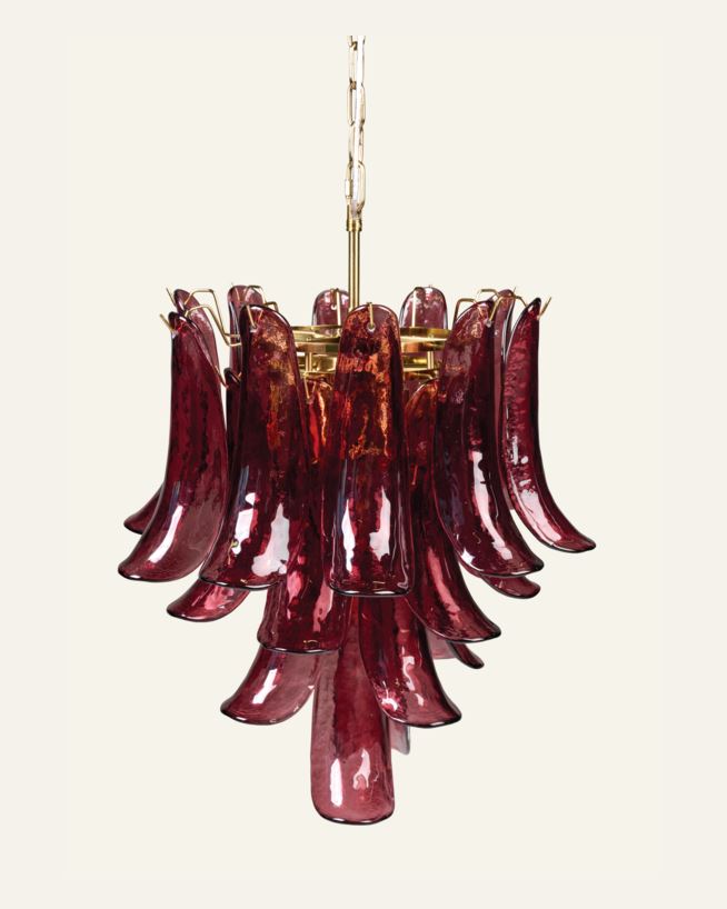 Taklampa burgundy - ø45x55 cm burgundy - 1