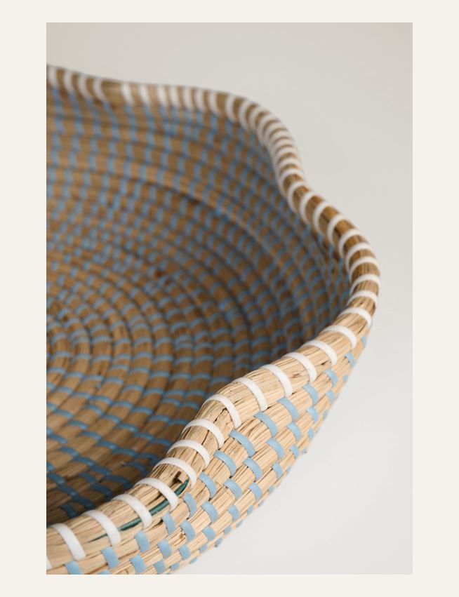 Dekor skål ljusblå - 2