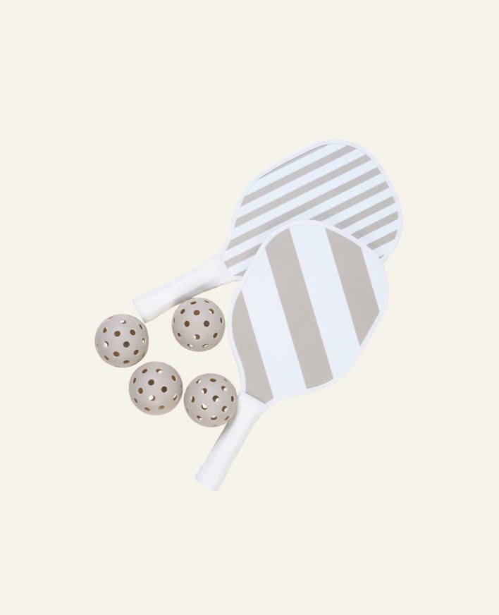 Pickleballset ljusbeige - 19,5x3,5x39,5 cm ljusbeige - 1