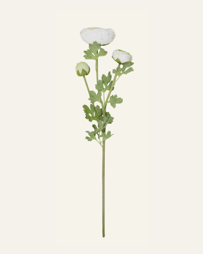 Konstgjord blomma vit - 18x14x63,5 cm vit - 1