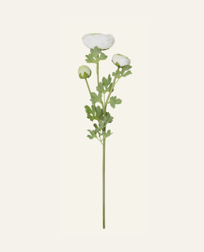 Konstgjord blomma vit - 18x14x63,5 cm vit - 1