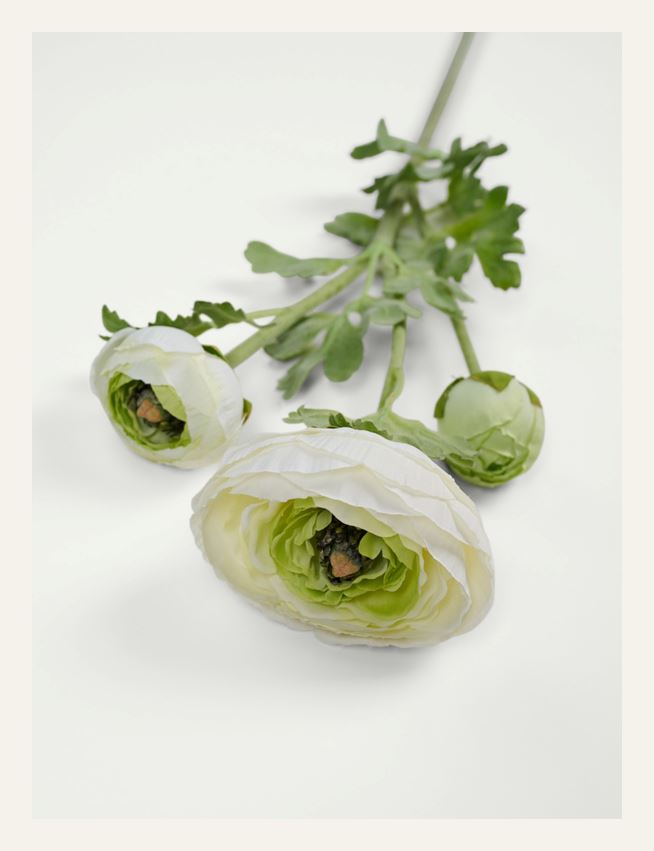 Konstgjord blomma vit - 2