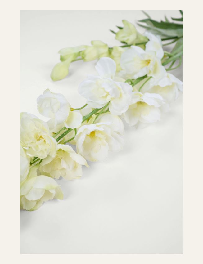 Konstgjord blomma vit - 2