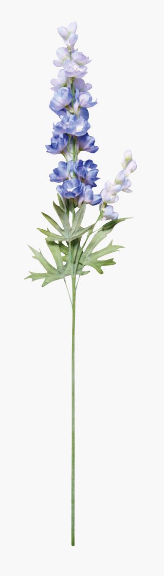 Blommor blå - 14x12x102 cm blå - 1