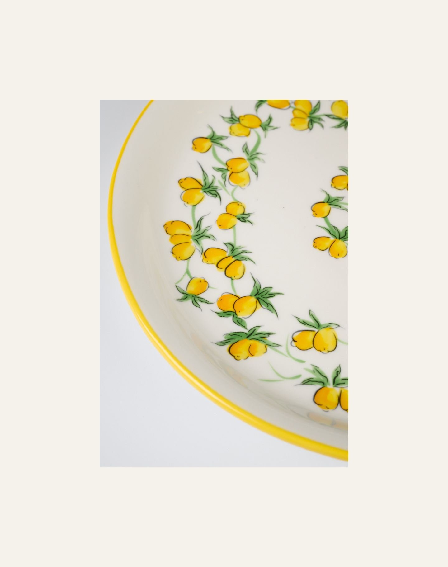 Tallrik gul - 2