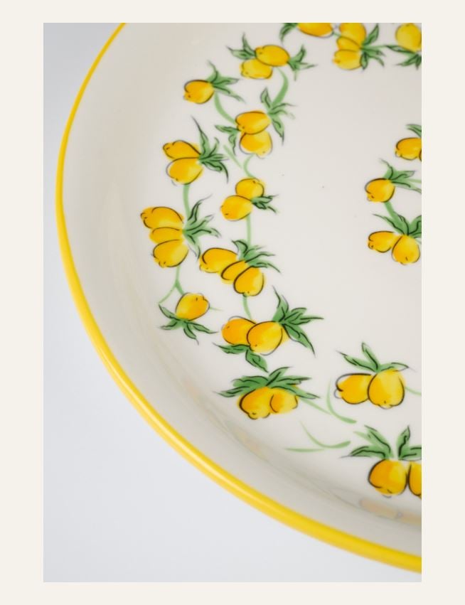 Tallrik gul - 2
