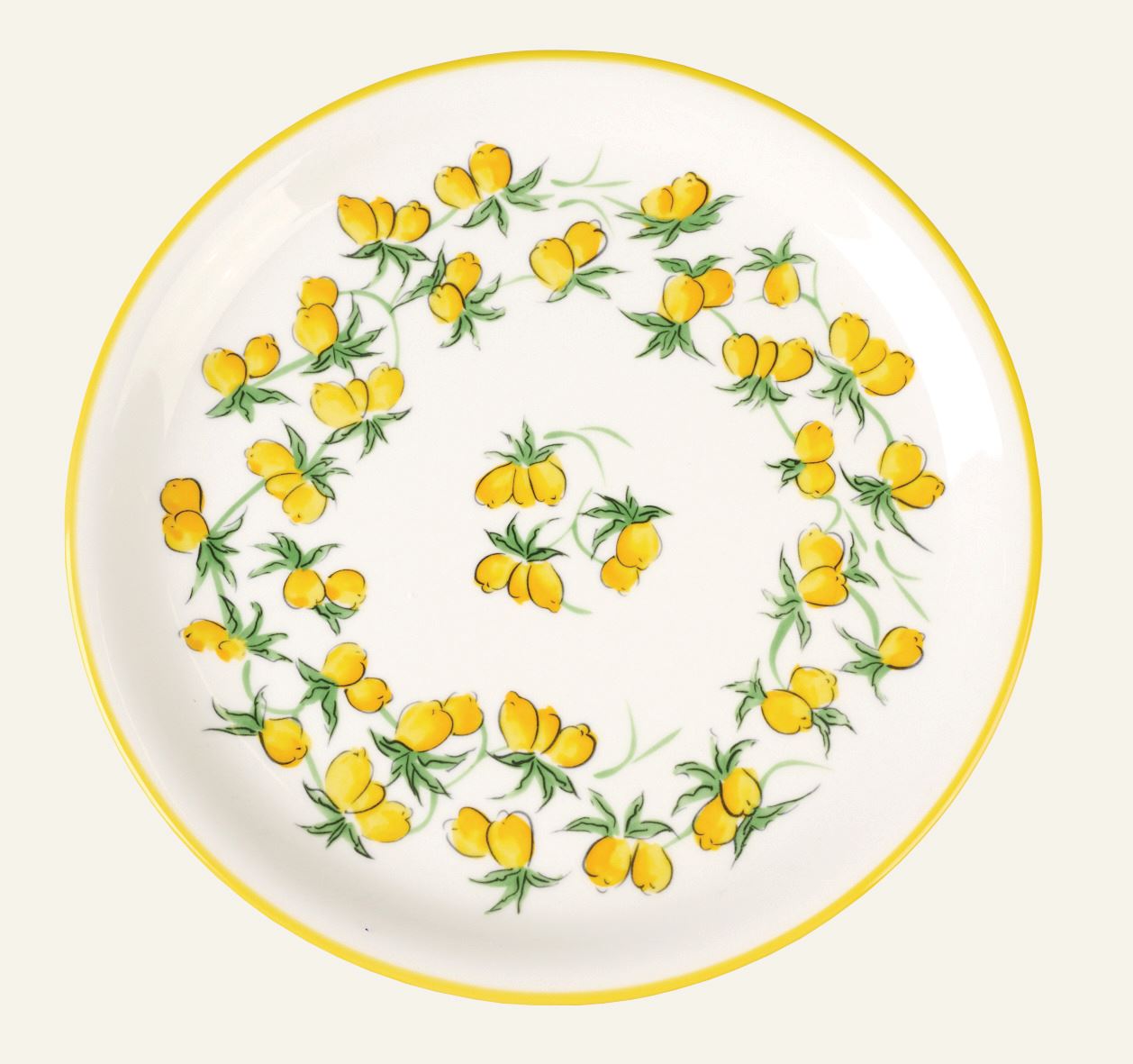 Tallrik gul - ø23 cm gul - 1
