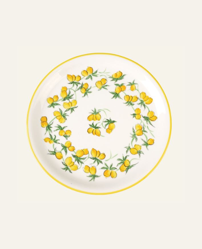 Tallrik gul - ø23 cm gul - 1