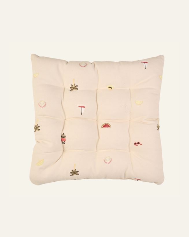 Stolsdyna beige - 40x40x4 cm beige - 1