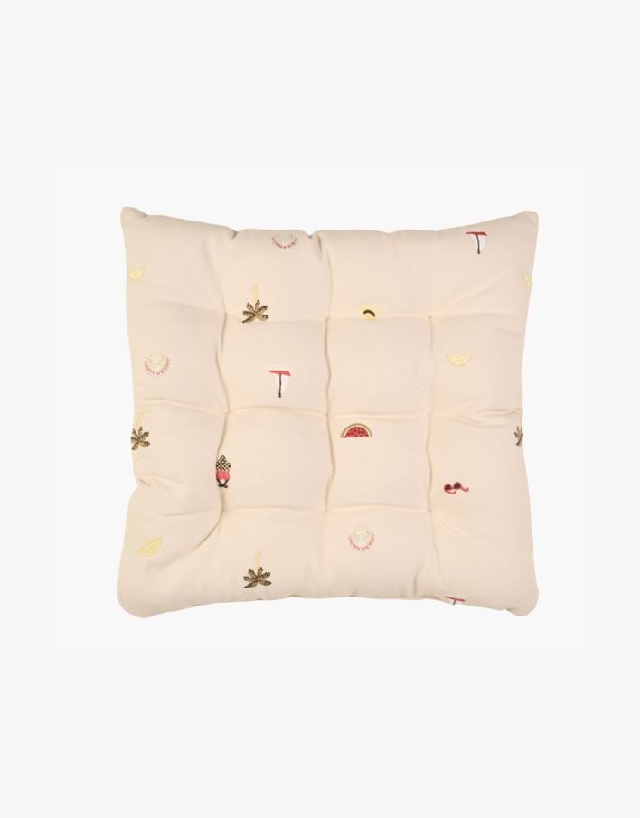 Stolsdyna beige - 40x40x4 cm beige - 1