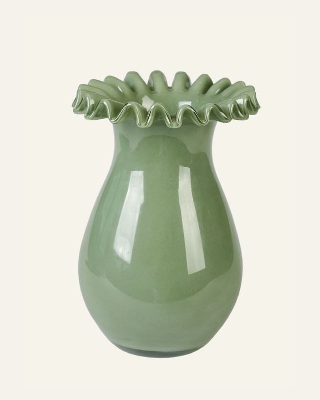 Vas grön - 14x14x19 cm grön - 1