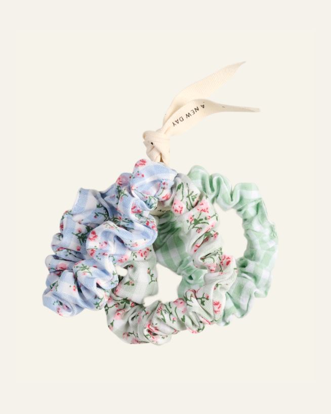 Hårsnodd grön - 6,5x6,5x0,5 cm grön - 1