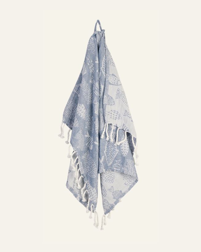 Handduk blå - 50x70 cm blå - 1