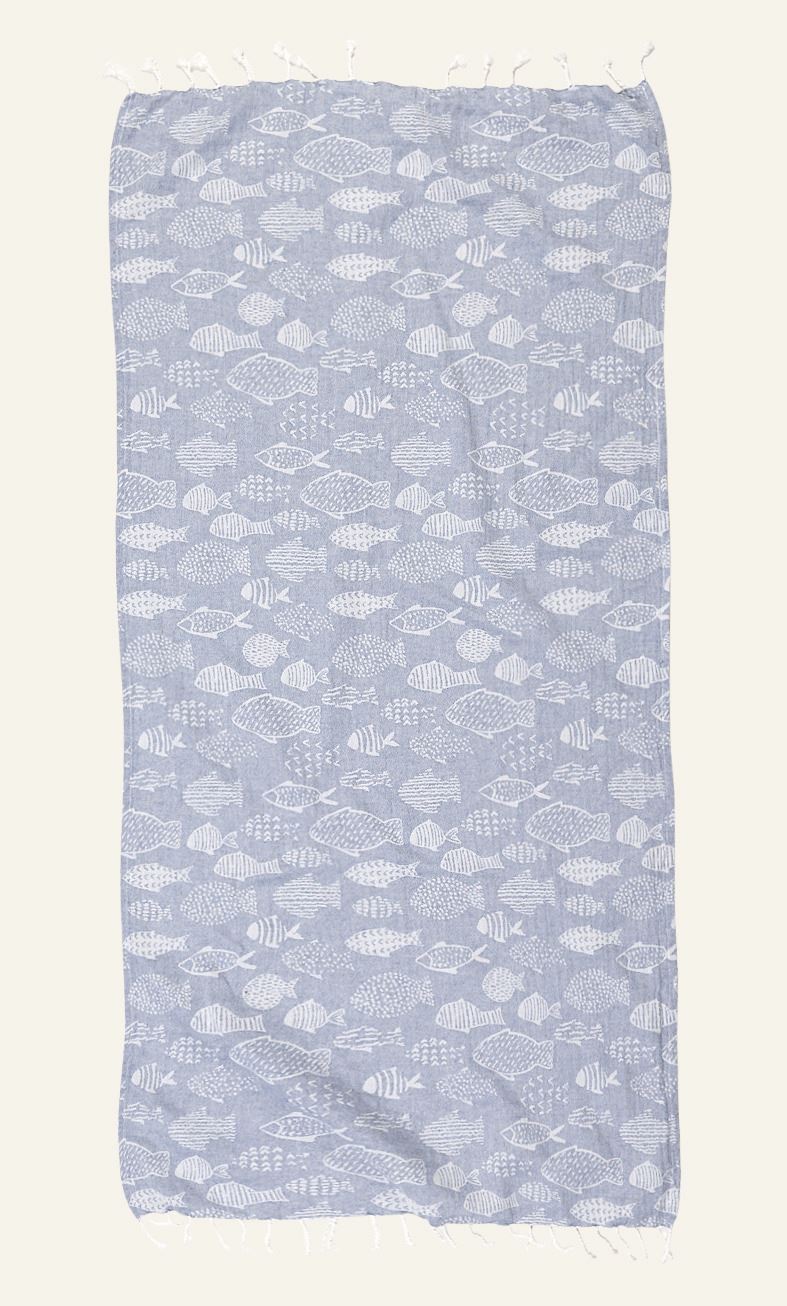 Badlakan blå - 70x150 cm blå - 1