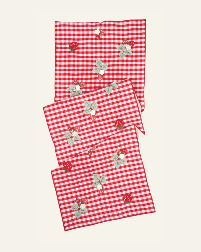 Bordslöpare röd - 33x110cm röd - 1