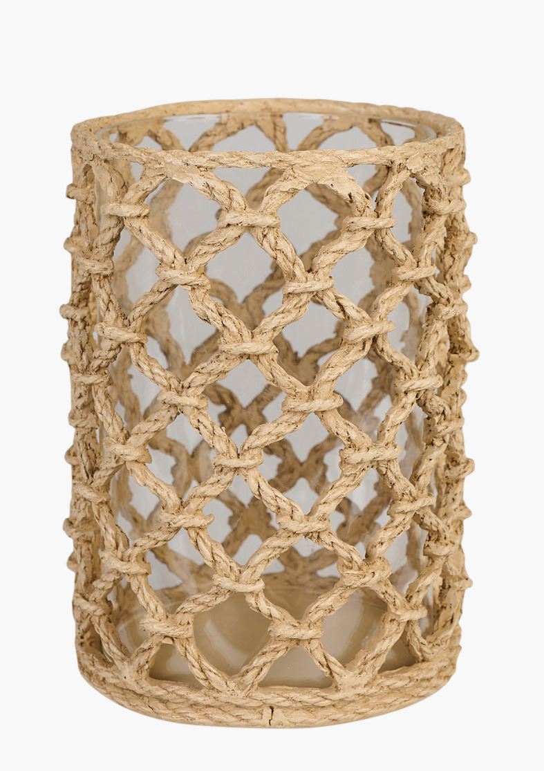 Värmeljushållare beige - 10,7x10,7x15 cm beige - 1