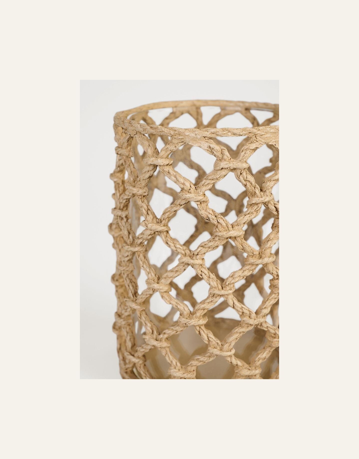 Värmeljushållare beige - 2