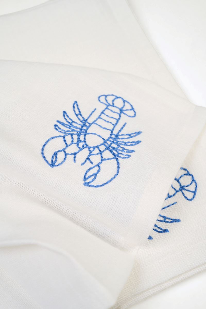 2-pack tygservetter vit - 2