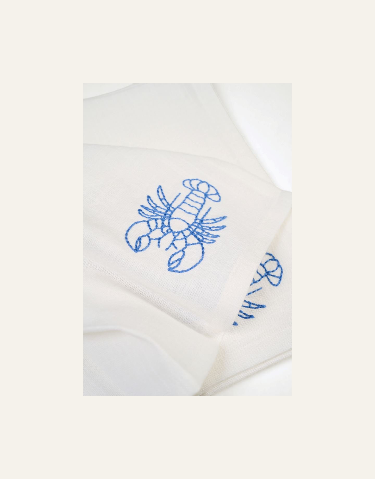 2-pack tygservetter vit - 2