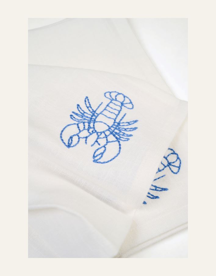 2-pack tygservetter vit - 2