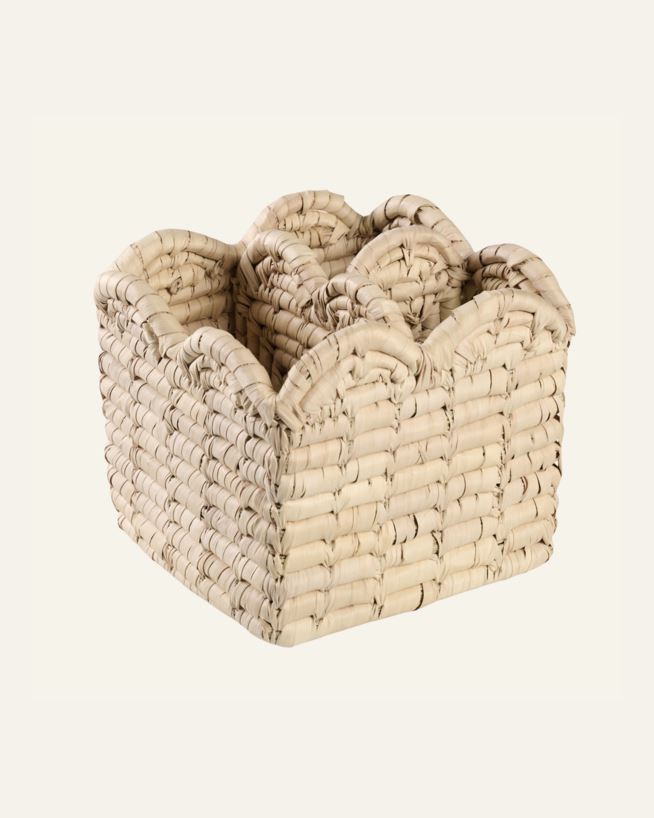 Bestickkorg natur - 15x15x13 cm natur - 1