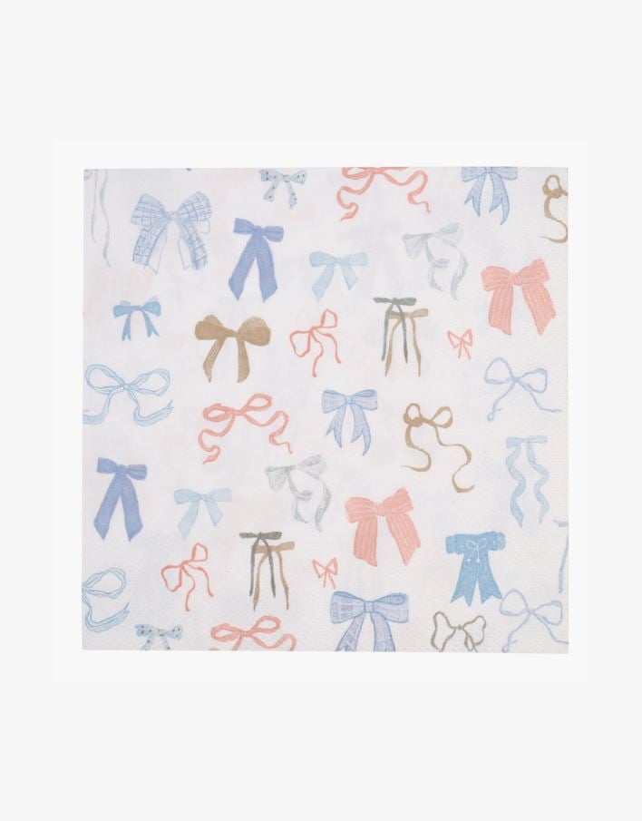 Pappersservetter multi/blå - 33x33 cm multi/blå - 1