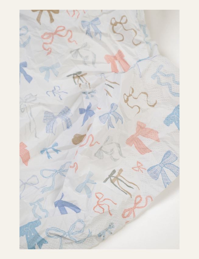 Pappersservetter multi/blå - 2