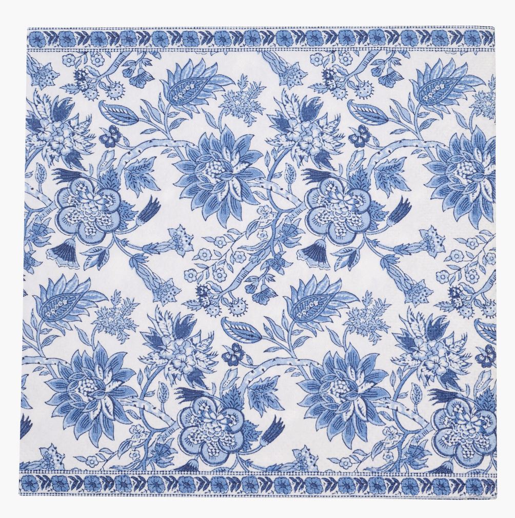 Pappersservetter multi/blå - 33x33 cm multi/blå - 1