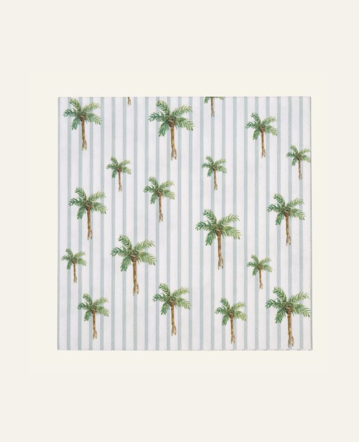 Pappersservetter multi/grön - 33x33 cm multi/grön - 1