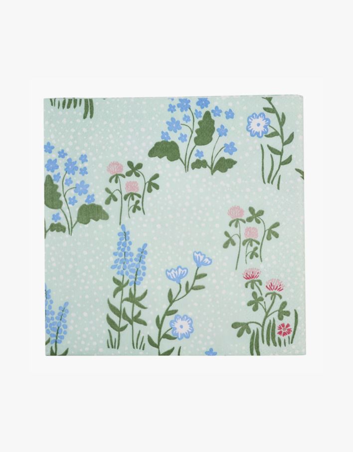 Pappersservetter multi/grön - 33x33 cm multi/grön - 1